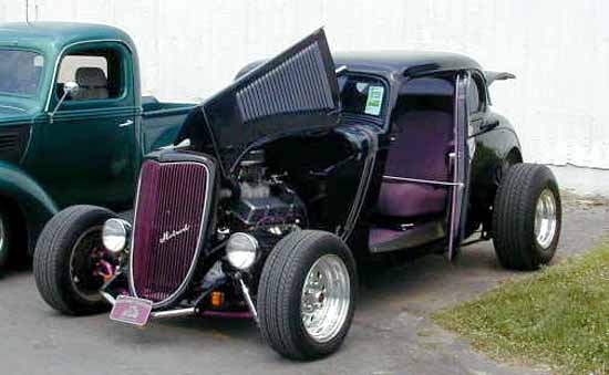 34 Ford Hiboy Chopped 3W Coupe