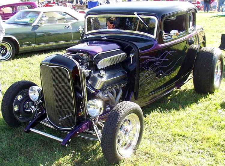 32 Ford Hiboy Chopped 5W Coupe