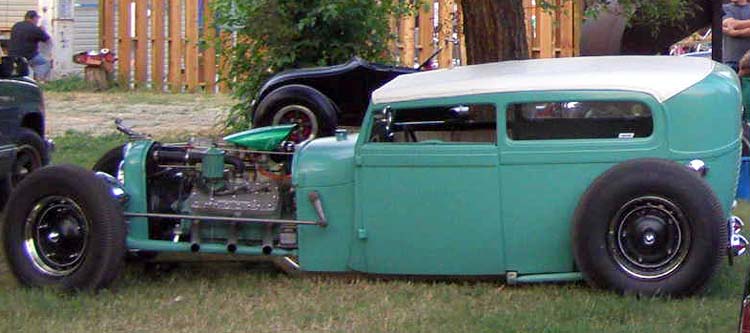 28 Ford Model A Loboy Chopped Tudor Sedan