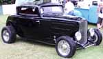 32 Ford Chopped Hiboy 3 Window Coupe